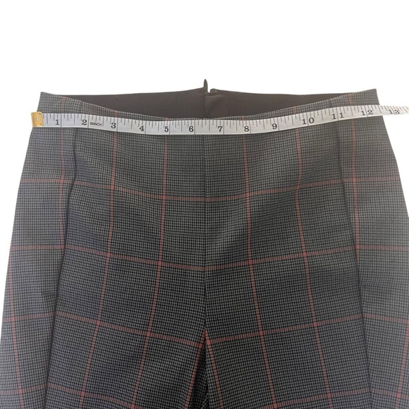 Rag & Bone Gray Plaid Cropped Pants Career Casual Ankle Length Trousers - Picture 4 of 5